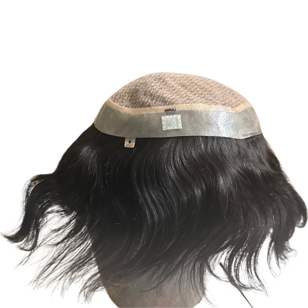 Miraz Hair Patch for Men – Natural-Looking, Breathable & Sweat-Resistant Non-Surgical Hair Replacement by Hair Stream