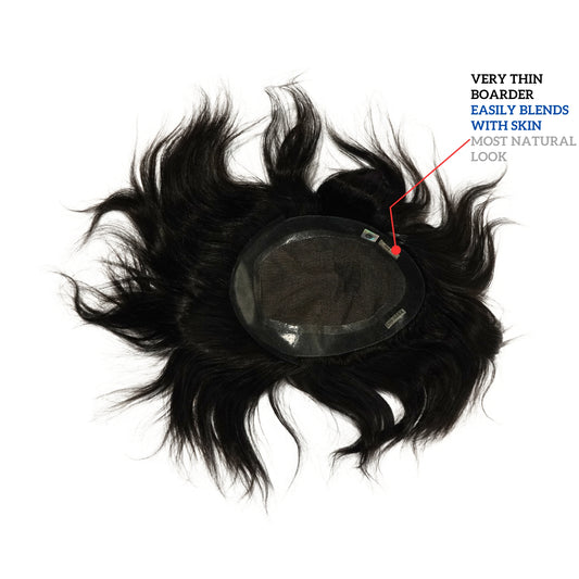 Premium Australian Human Hair Patch – Natural Look | Lightweight & Breathable | premium Quality