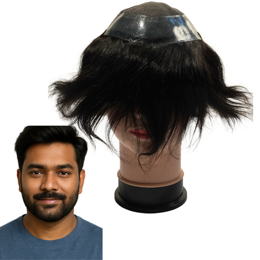 Premium Australian Human Hair Patch – Natural Look | Lightweight & Breathable | premium Quality